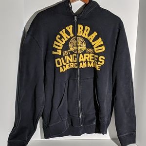 lucky brand logo hoodie